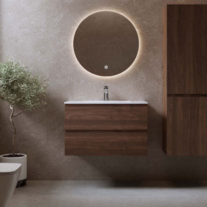 Tvättställsskåp Bathlife Eufori Valnöt