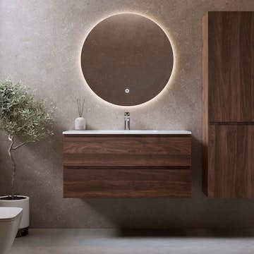 Tvättställsskåp Bathlife Eufori Valnöt