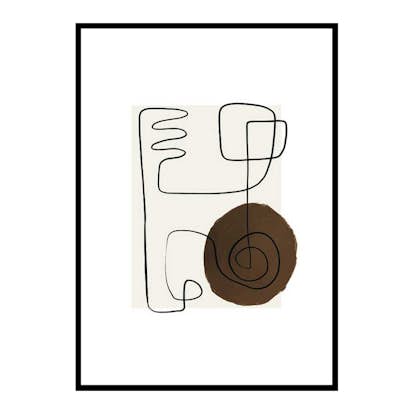 Poster Gallerix Abstract Brushed No2