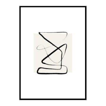 Poster Gallerix Abstract Brushed No4