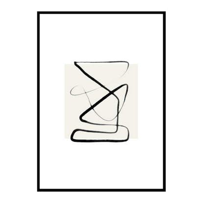 Poster Gallerix Abstract Brushed No4