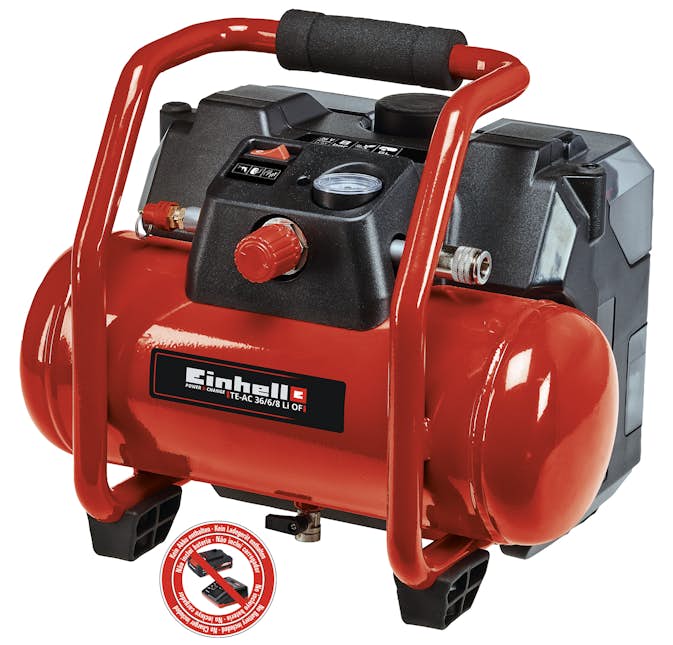 Kompressor Einhell TE-AC 36/6/8 Li OF Set-Solo