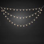 Gardinslinga Gnosjö Konstsmide Snöflingor LED