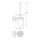 Toalettborste Grohe Essentials Cube