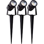 Spotlight Gelia Trädgårdsbelysning 3-Pack Set Inkl Trafo. 5M Kabel Djurö