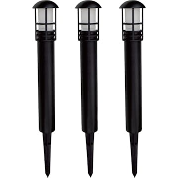 Pollare Gelia Trädgårdsbelysning 3-Pack Set med Trafo 5 m Kabel Brommö