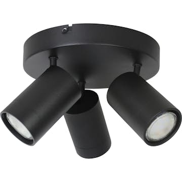 Taklampa Gelia Rondell 3 Spot Gu10 utan Ljuskälla Älö