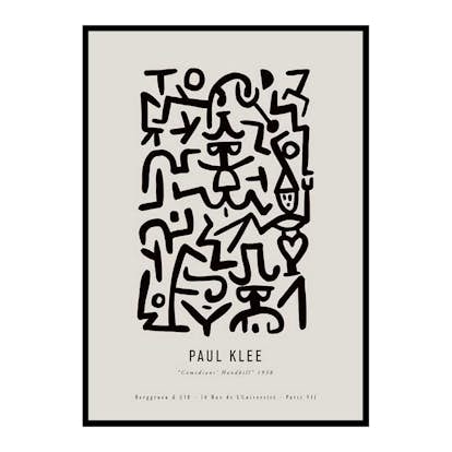 Poster Gallerix Paul Klee Comedians