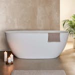 Badkar Bathlife Vila Gjutmarmor 1600 Vit