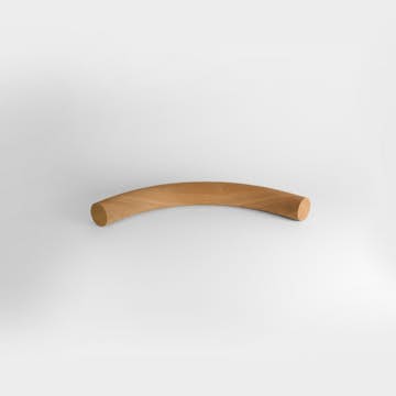 Hörnböj Herrljunga Ledstångsfabrik Stigande Obehandlad Mahogny