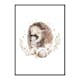 Poster Gallerix Watercolor Hedgehog Family