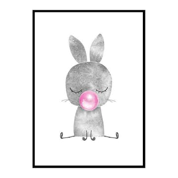 Poster Gallerix Bubblegum Rabbit