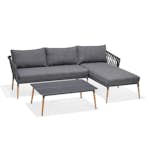 Loungegrupp LifestyleGarden Ipanema med soffbord och dynor