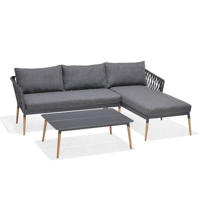 Loungegrupp LifestyleGarden Ipanema med soffbord och dynor