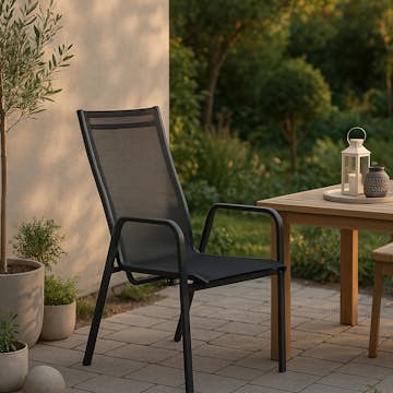 Trädgårdsstol Venture Home Copacabana Fällbar Stapelbar Utomhus