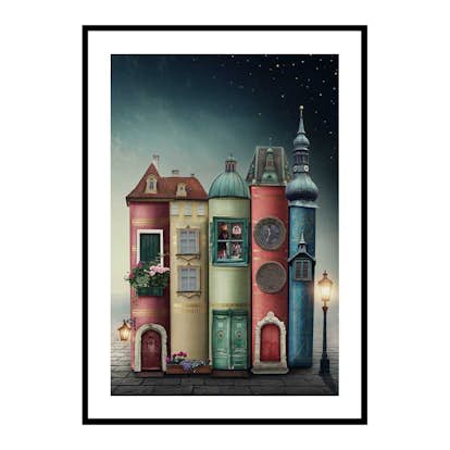 Poster Gallerix House Of Books