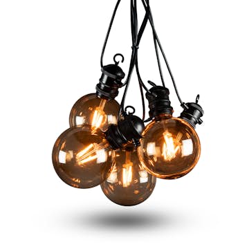 Ljusslinga Gnosjö Konstsmide E27 10 Amber