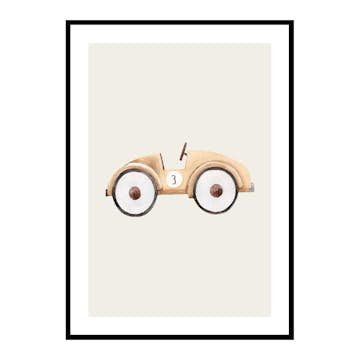 Poster Gallerix Beige Toy Car