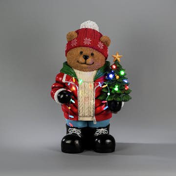 Juldekoration Gnosjö Konstsmide Teddybjörn LED Utomhus
