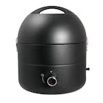 Portabel Gasolgrill Smart Living i Rostfritt Stål med Lock