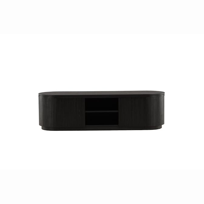 Mediamöbel Vind Fjällbacka Svart TV-Bänk/Sidobord MDF