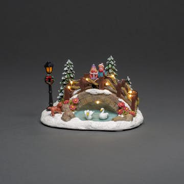 Julby Gnosjö Konstsmide Bro över Damm