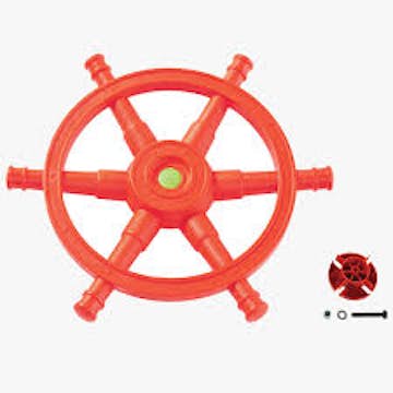 Lekplatsredskap Hörby Bruk Båtratt i Orange med Klickljud