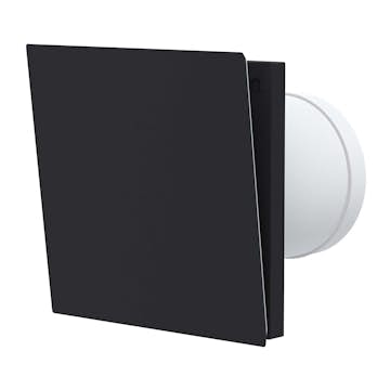 Väggventil Fresh TL-D Svart Invändig 160x160x135 mm