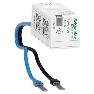 Energimätare Schneider Electric PowerTag Resi9 Flex ZigBee 1-pol + N, 63A för alla Dvärg/minibrytare Flexibel Anslutning