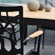 Matgrupp LifestyleGarden Portals Dark 161 med 6 Stolar Carver
