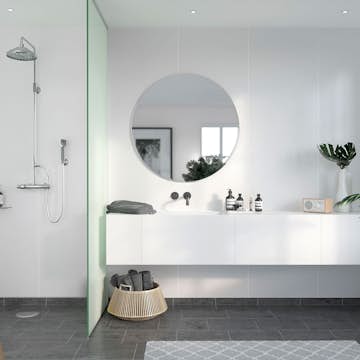 Våtrumsskiva Fibo Rhodos White 1091-M10 S