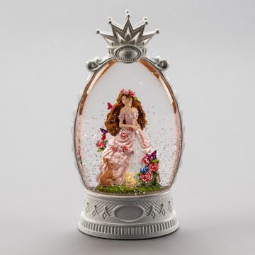 Snöglob Gnosjö Konstsmide Vattenfylld lykta Prinsessa LED