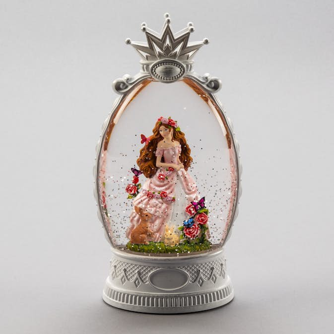 Snöglob Gnosjö Konstsmide Vattenfylld lykta Prinsessa LED