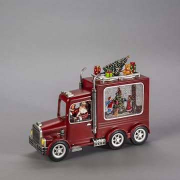 Snöglob Gnosjö Konstsmide Vattenfylld lykta Tomtens lastbil LED