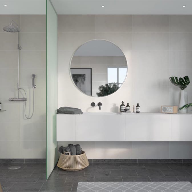 Våtrumsskiva Fibo Grey Cement 2145-M6030S