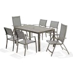 Matgrupp LifestyleGarden Solana med 4 Stolar och 2 Positionsstolar