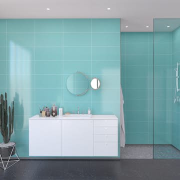 Våtrumsskiva Fibo Aquamarine 2212-LM6030HG