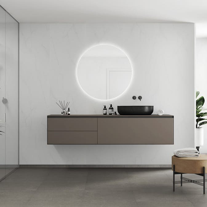 Våtrumsskiva Fibo 11x620x2400 Bianco Marble 2487-M00S