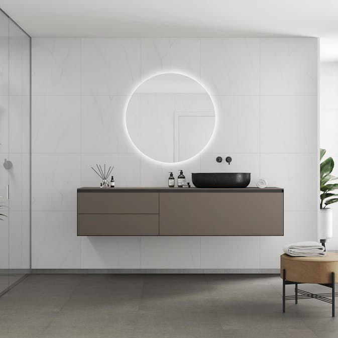 Våtrumsskiva Fibo 11x620x2400 Bianco Marble 2487-M6060S