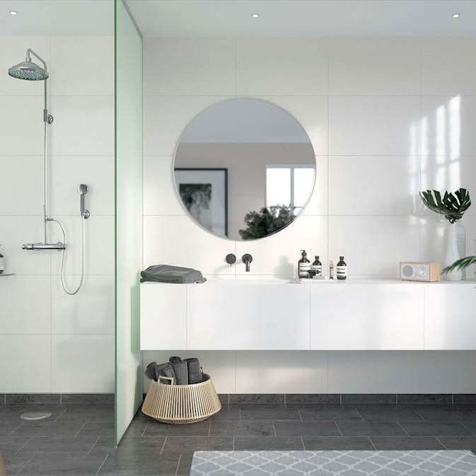 Våtrumsskiva Fibo Denver White 3091-M6040 HG