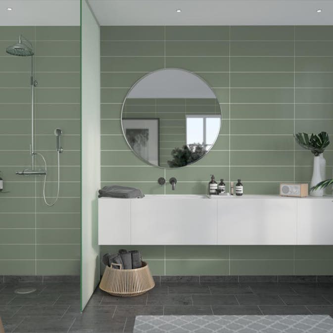 Våtrumsskiva Fibo Olivegreen 5206-M6015 EM