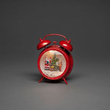 Snöglob Gnosjö Konstsmide Vattenfylld Väckarklocka Tomte