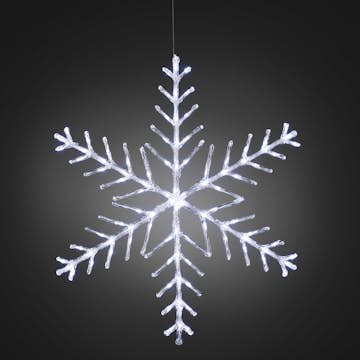 Dekorationsbelysning Gnosjö Konstsmide Snöflinga LED