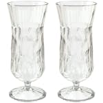 Club No. 17 Drinkglas Plast 400 ml Crystal Clear 2-pack
