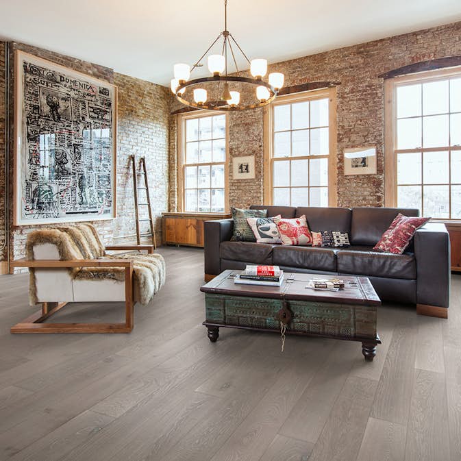 Parkettgolv Kährs Nouveau Taupe Mattlackad Ek 1-stav