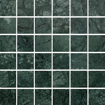 Marmor Arredo Verde Guatemala Grön Honed 5x5 cm