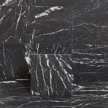 Marmor Arredo Nero Marquina Svart Matt 30x30 cm