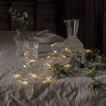 Ljusslinga Star Trading Dew Drop LED 125 Ljus