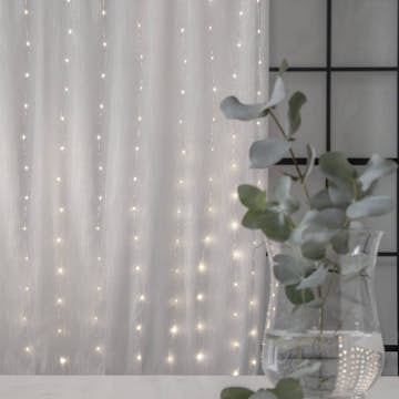 Ljusgardin Star Trading Dew Drop Hängande Gardinslinga LED