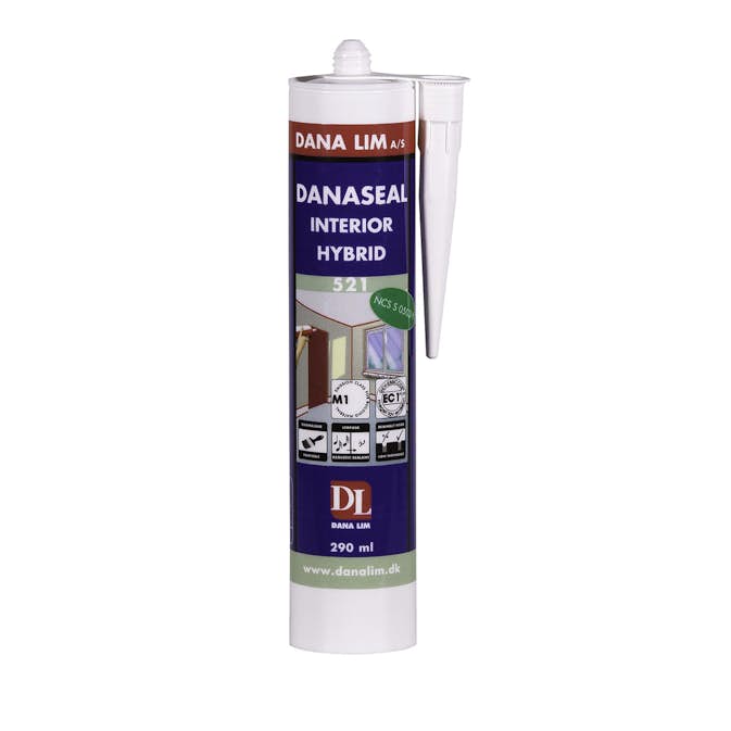 Fogmassa Danalim Danaseal 521 Interior Vit 290 ml för Invändiga Fogar